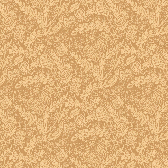 Mulberry Home Mulberry Thistle Ochre Wallpaper Sample FG108.T128.0