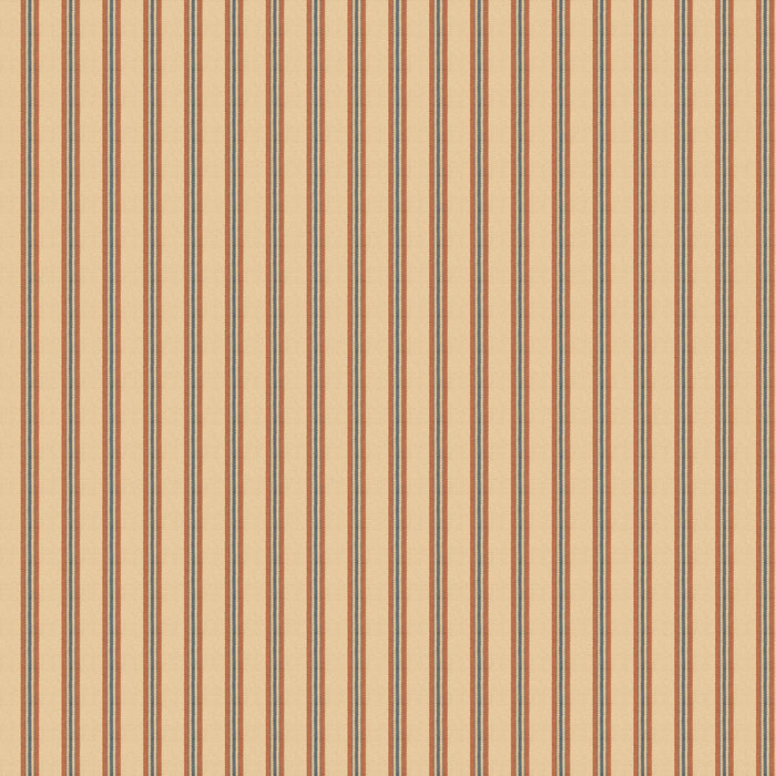 Mulberry Home Somerton Stripe Spice Wallpaper Sample FG109.T30.0