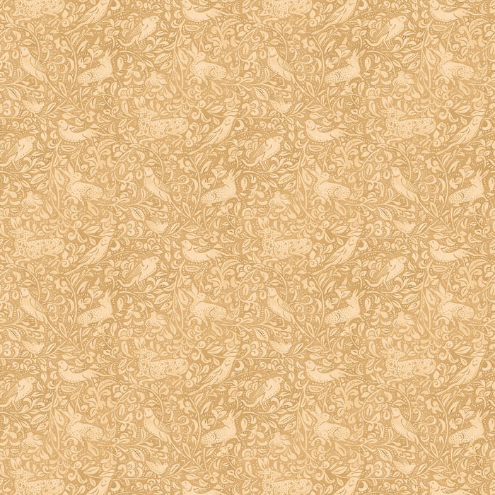 Mulberry Home Hedgerow Parchment Wallpaper Sample FG110.J107.0