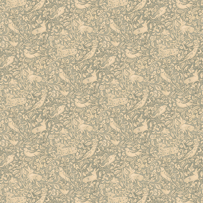 Mulberry Home Hedgerow Soft Teal Wallpaper Sample FG110.R41.0