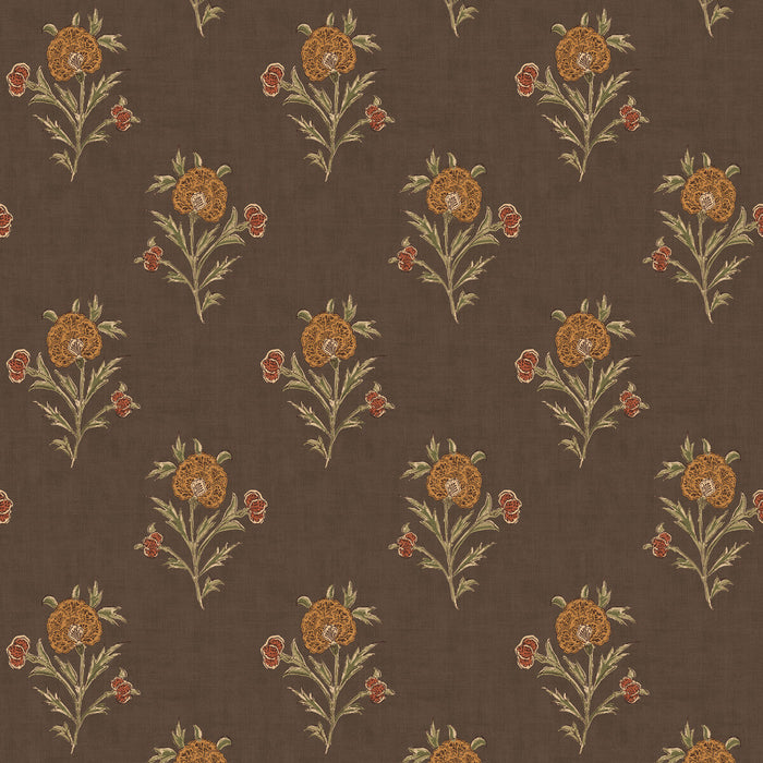 Mulberry Home Somerton Espresso Wallpaper Sample FG111.K74.0