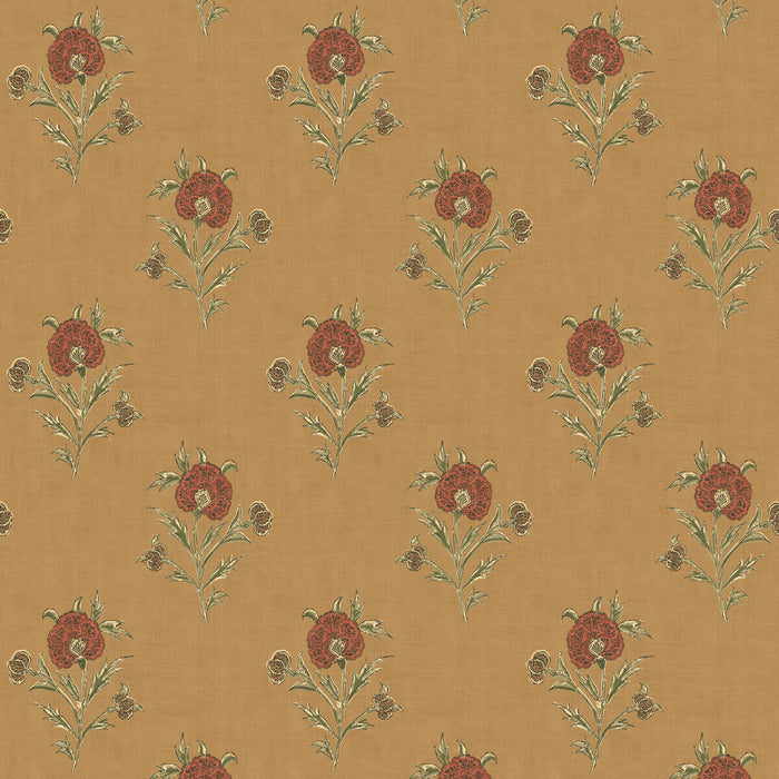 Mulberry Home Somerton Ochre Wallpaper Sample FG111.T128.0