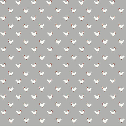 York Roost Grey & Red Wallpaper FH4073