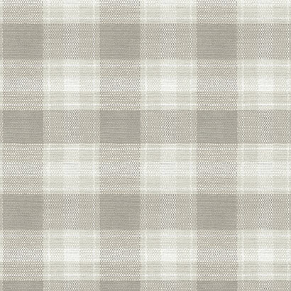 York Woven Buffalo Check Linen Wallpaper FH4083