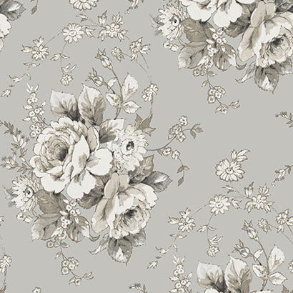 York Heritage Rose Taupe Wallpaper FH4089