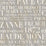 Seabrook Designs Script Metallic Ivory And Metallic Grey Wallpaper FI70307