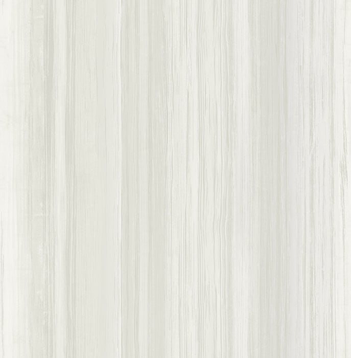 Seabrook Designs Stripe Metallic Pearl And Light Grey Wallpaper Sample FI71203