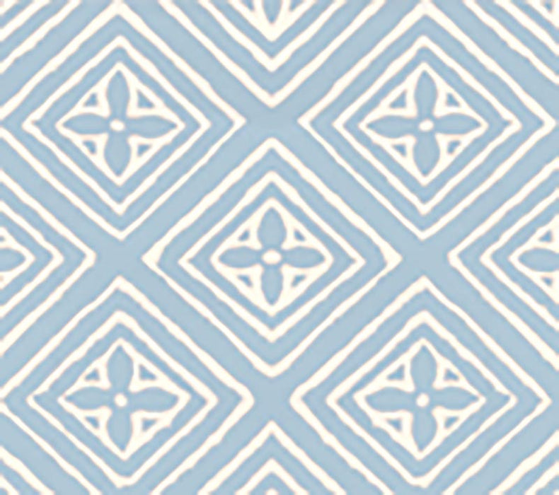 China Seas Fiorentina Swedish Blue Wallpaper Sample 2490-21WP