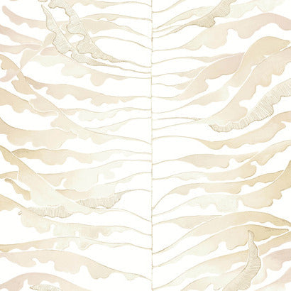 York Leaf Column Taupe Wallpaper FM1041