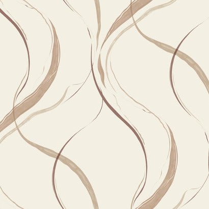 York Ink Flow Baked Clay Wallpaper FM1091