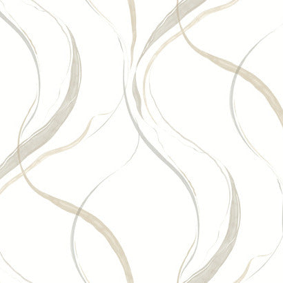 York Ink Flow Neutral Wallpaper FM1093