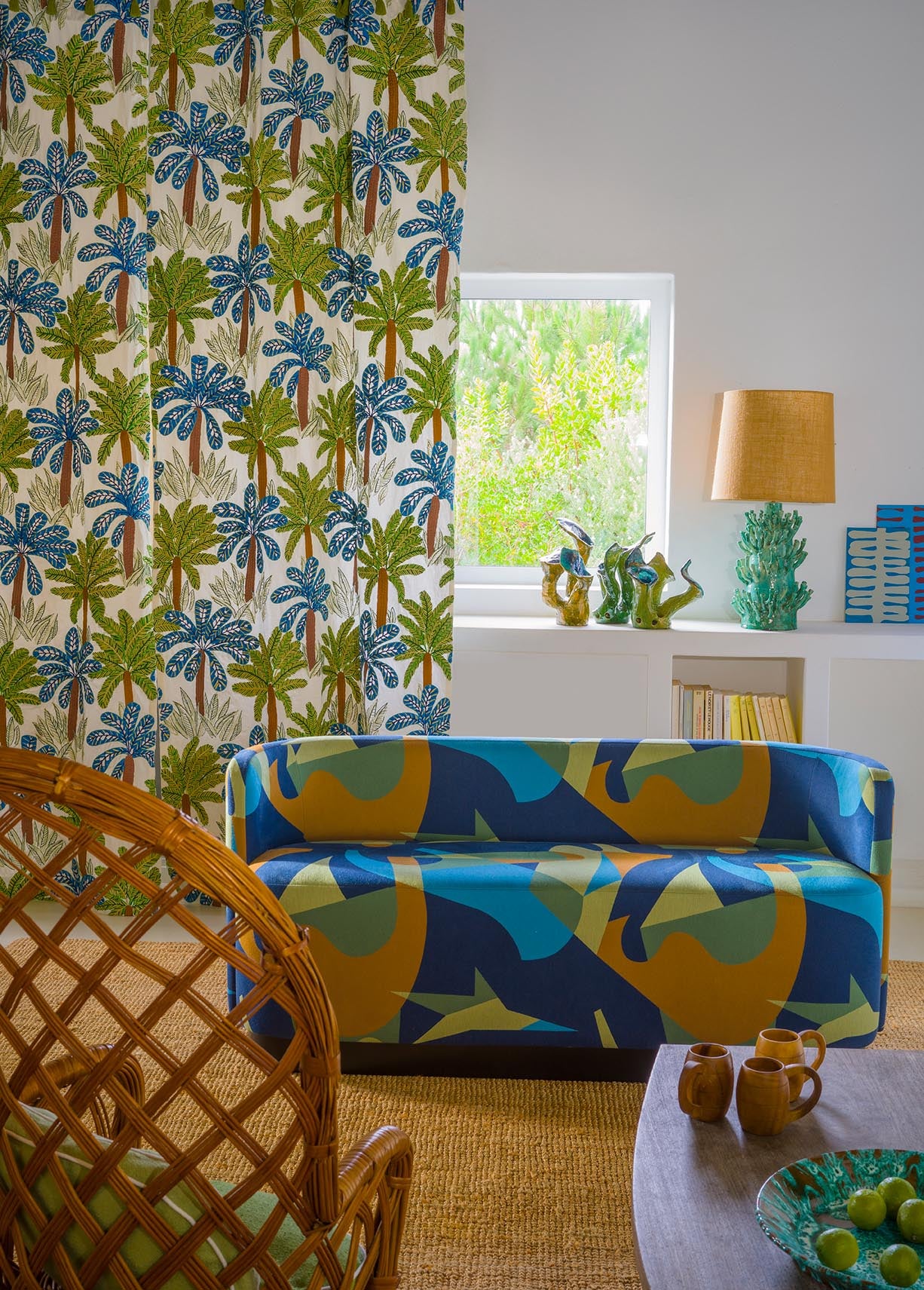 Pierre Frey Archipel Marine Fabric F3751002