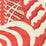 Alan Campbell Ferns Orange Beige Red Fabric Sample AC100-14