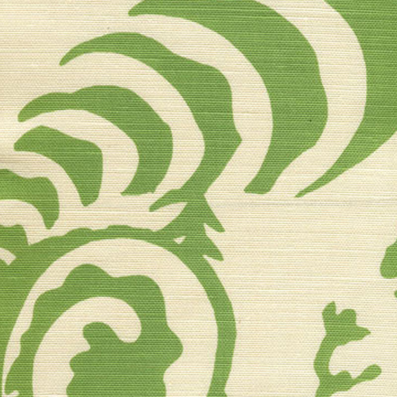 Alan Campbell Ferns Uni Jungle Green Fabric AC101-37