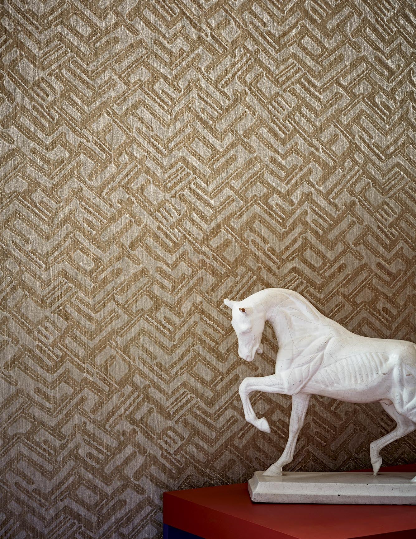 Pierre Frey Kadjar Ecru Wallpaper Sample FP633001