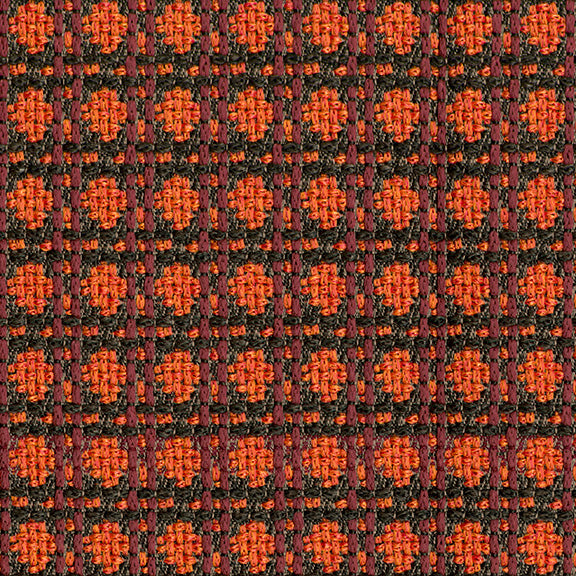 Brentano Filbert Orange Zoanthid Fabric 1345-05