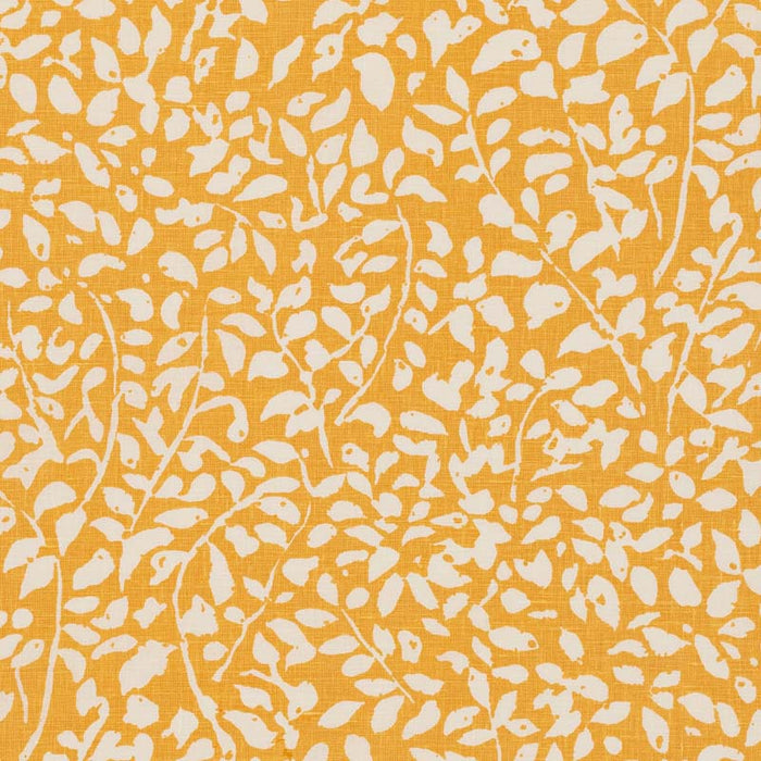 China Seas Foliage Reverse Inca Gold Fabric Sample 451288