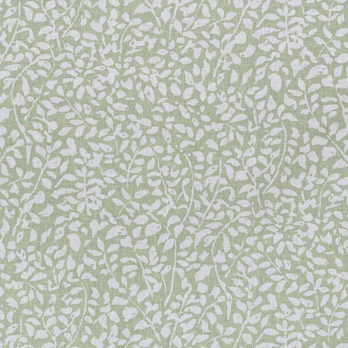 China Seas Foliage Reverse Neutral Soft French Green Fabric Sample 3130N-25