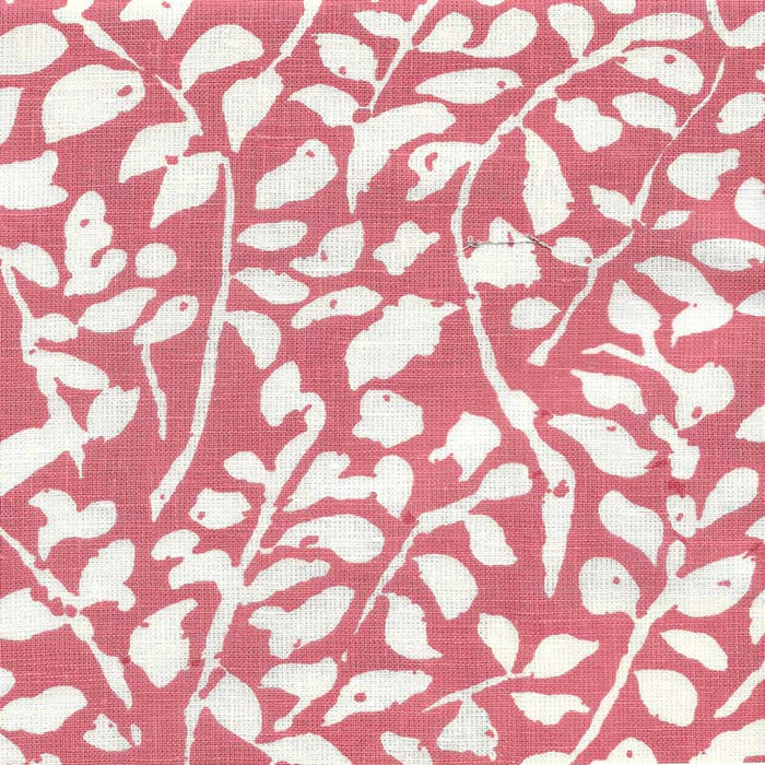 China Seas Foliage Reverse New Shrimp Fabric Sample 451196