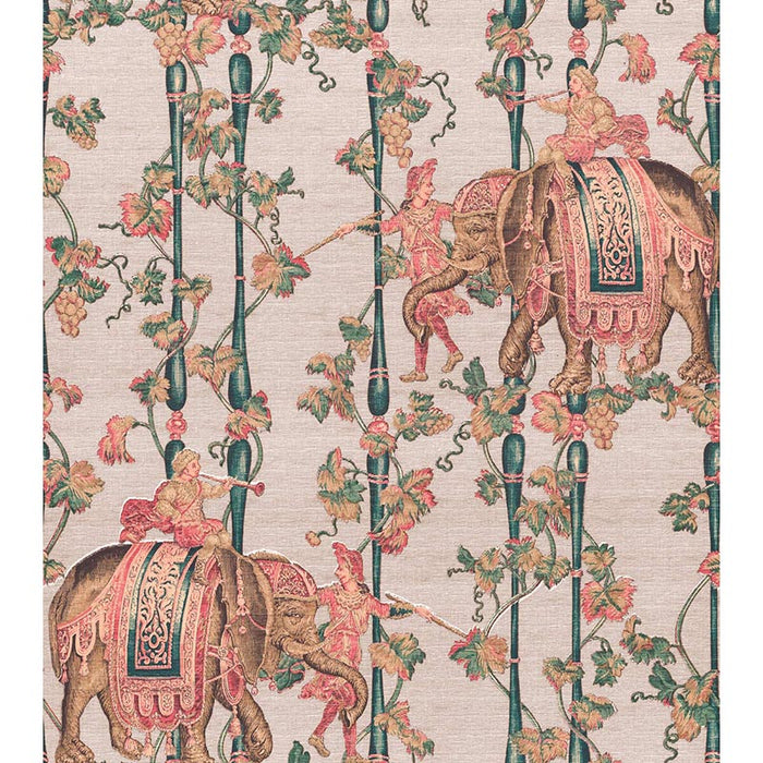 Gaston Y Daniela Elefantes Beige Wallpaper GDW5772.001.0