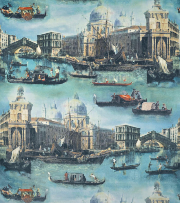 Fadini Borghi Venezia Acqua E Cielo Fabric I6626001