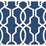 York Hourglass Trellis Blue Wallpaper GM7522