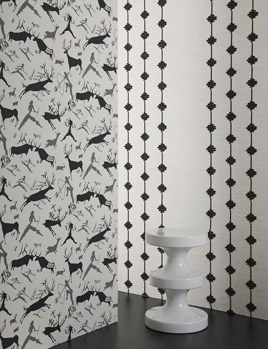 Pierre Frey Calligraphie Blanc Wallpaper FP305002