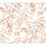 York Willow Grove Clay Wallpaper GO8244