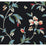 York Springtime Black & Blue Wallpaper GO8281