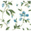 York Springtime Blue & Green Wallpaper GO8283