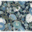 York Poppies Black & Blue Metallic Wallpaper GO8312