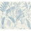 York Fernwater Cranes Blue Wallpaper GR5954