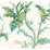 York Enchanted Fern Blue & Green Wallpaper GR5991