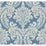 York Tapestry Damask Blue Wallpaper GR6024