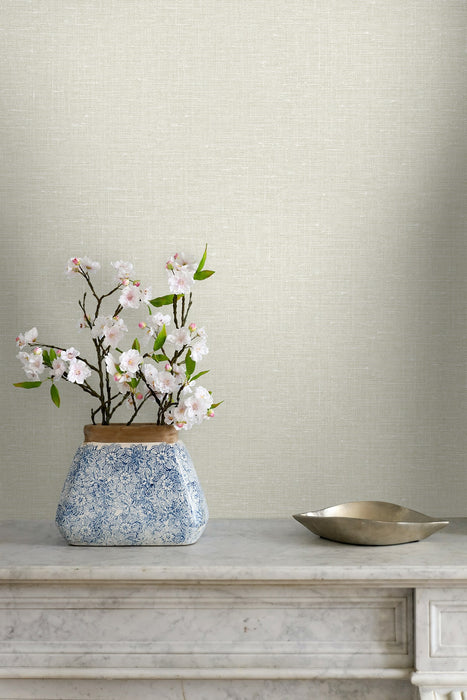 Seabrook Designs Nomi Ivory Wallpaper Sample GT30002