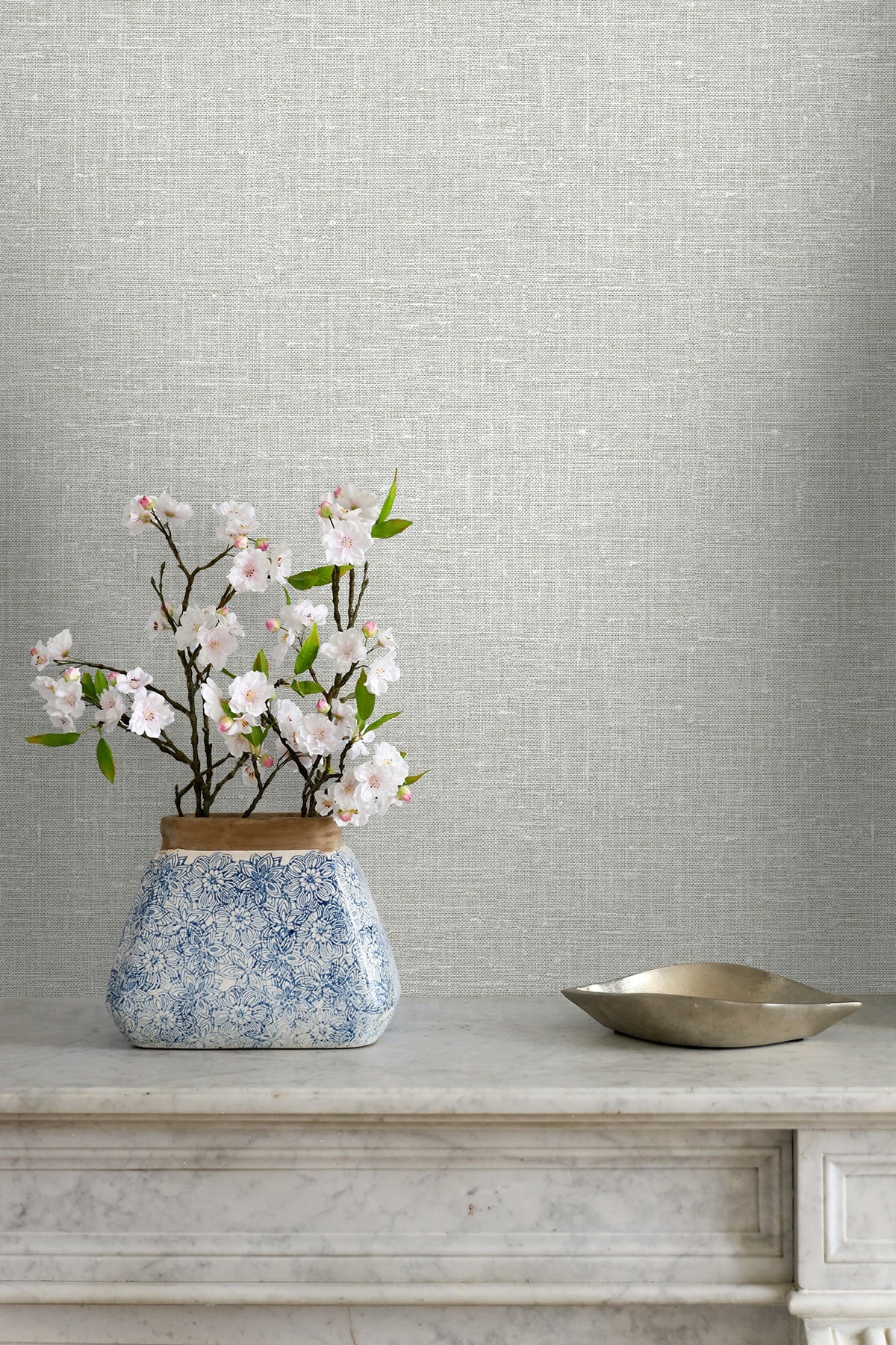 Seabrook Designs Nomi Ecru Wallpaper GT30004