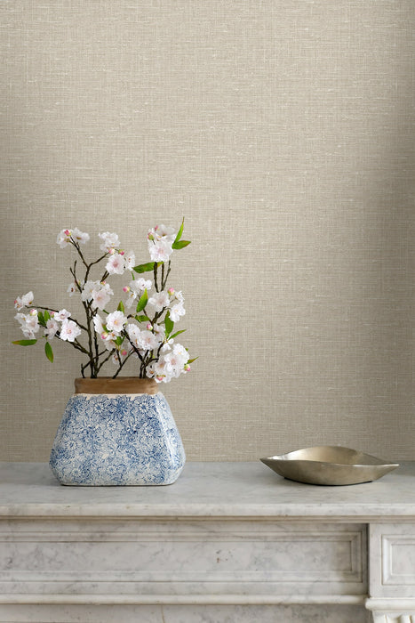 Seabrook Designs Nomi Alba Beige Wallpaper Sample GT30007