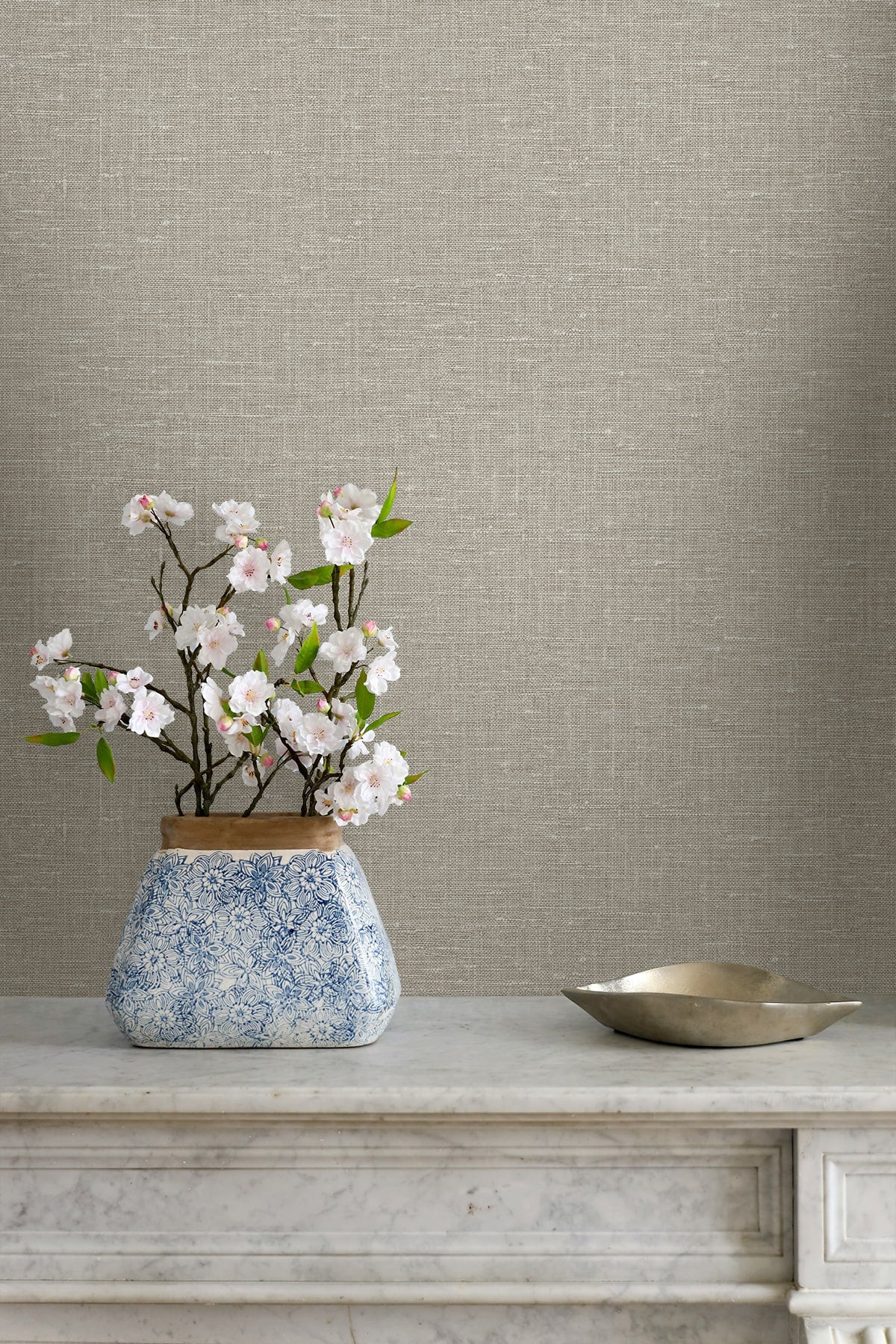 Seabrook Designs Nomi Beige Wallpaper GT30009