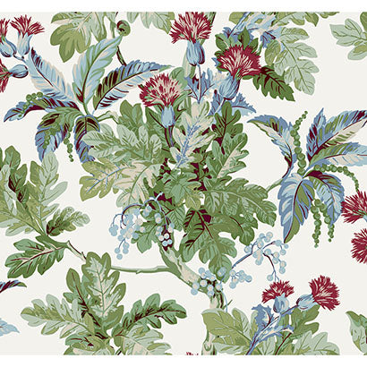 York Briarwood White Wallpaper GT4524