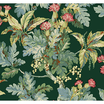 York Briarwood Green Wallpaper GT4525