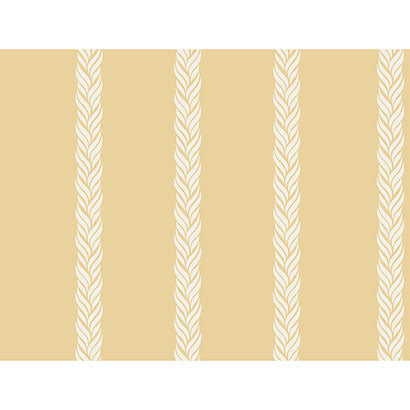 York Braided Stripe Yellow Wallpaper GT4543