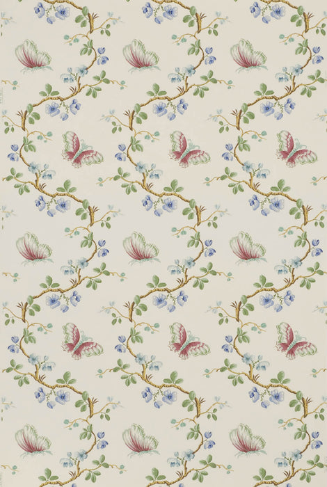 Pierre Frey Papillons Bleu Wallpaper FP167003