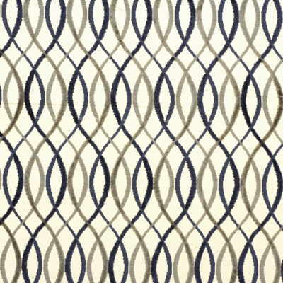 Lee Jofa Modern Infinity Beige/Midnight Fabric Sample GWF-2642.50.0