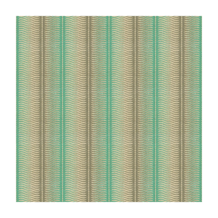 Lee Jofa Modern Stripes Aqua Fabric Sample GWF-3509.13.0