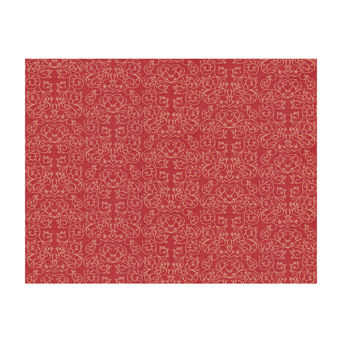 Lee Jofa Modern Garden Reverse Cerise Fabric Sample GWF-3512.7.0