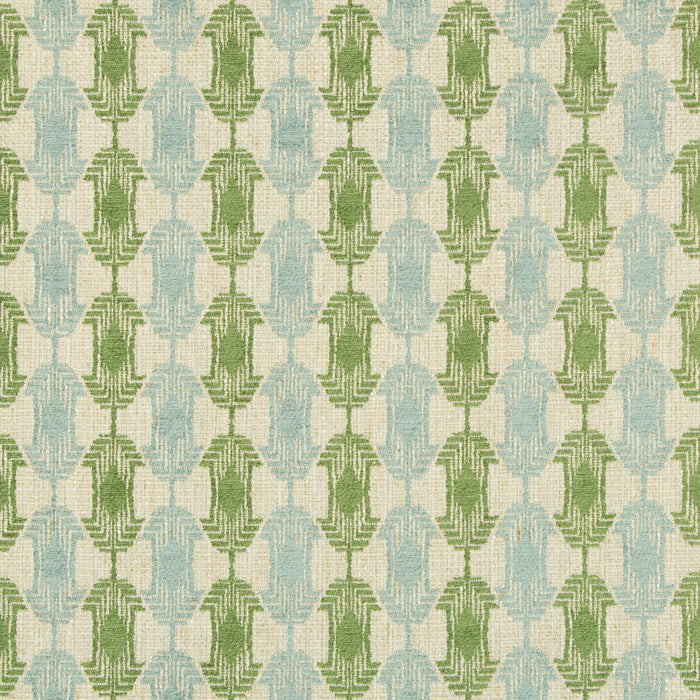 Lee Jofa Modern Quartz Weave Aqua Green Fabric Sample GWF-3751.133.0