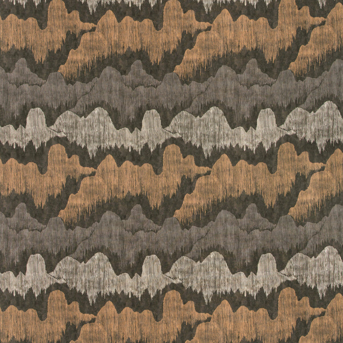 Lee Jofa Modern Cascadia Noir Fabric Sample GWF-3755.811.0