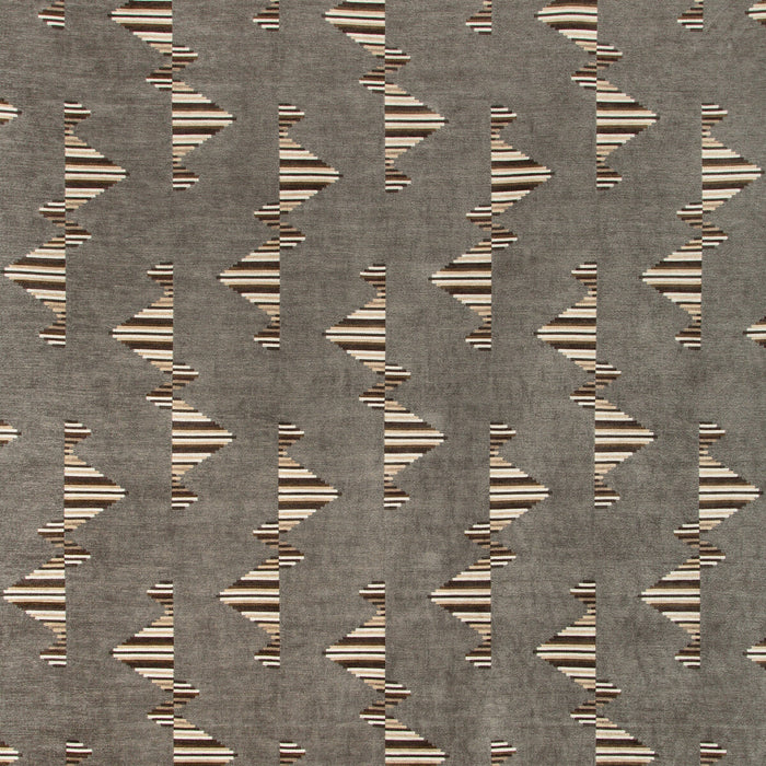 Lee Jofa Modern Arcade Smoke Fabric Sample GWF-3758.216.0