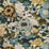 Lee Jofa Modern Arioso Print Marine/Citron Fabric Sample GWF-3774.450.0