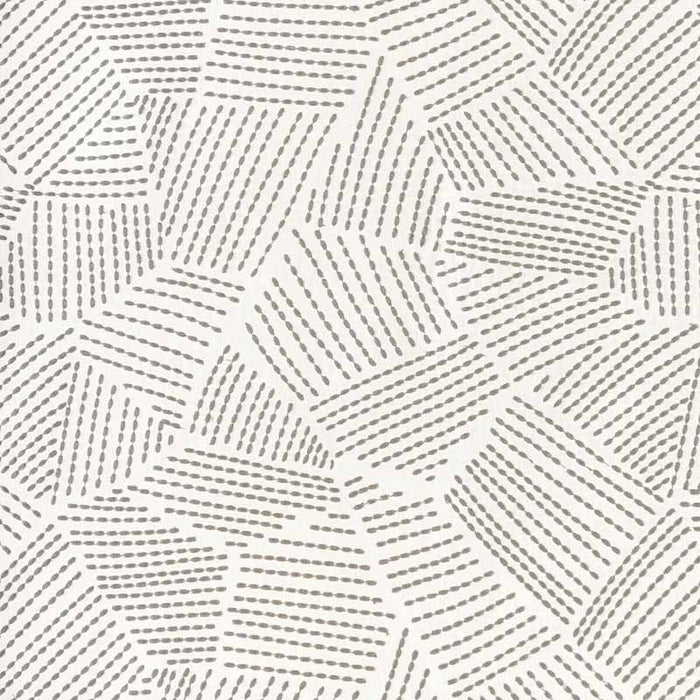 Lee Jofa Modern Chord Embroidery Ash Fabric Sample GWF-3776.11.0